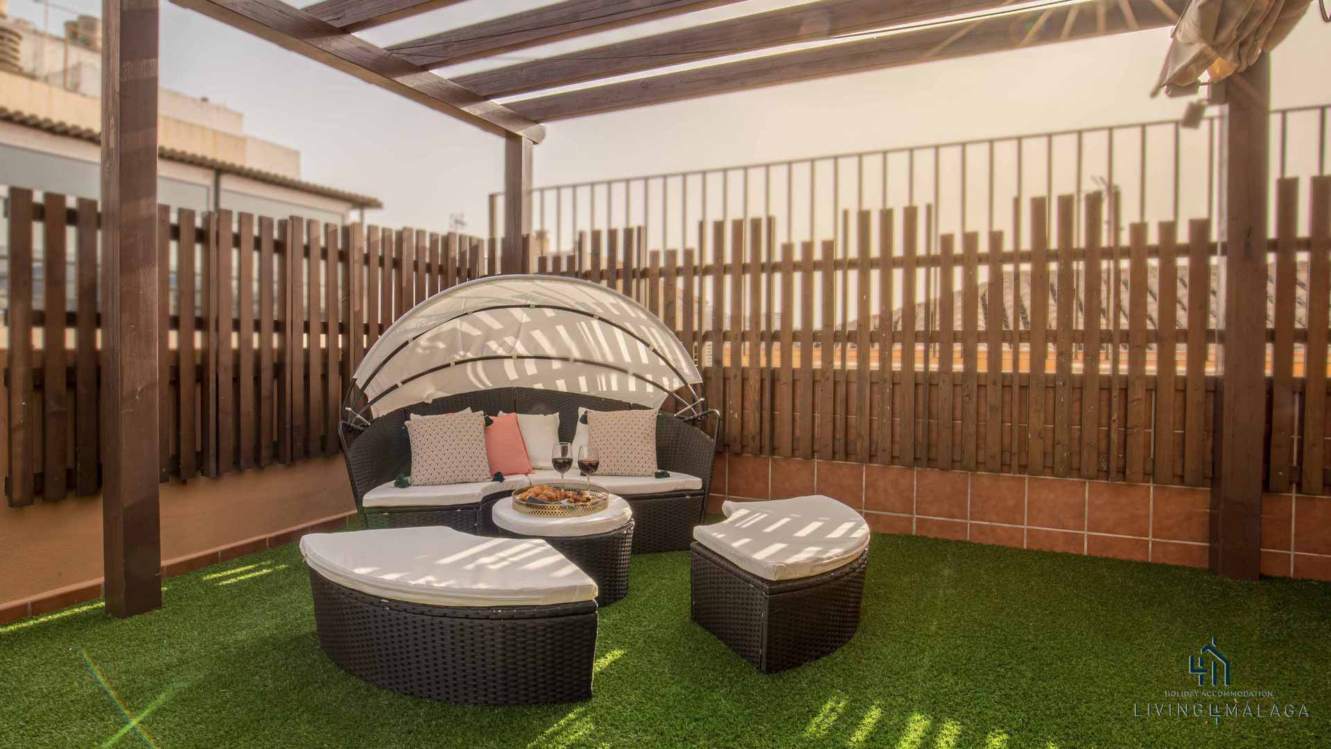 apartamento turistico malaga terraza